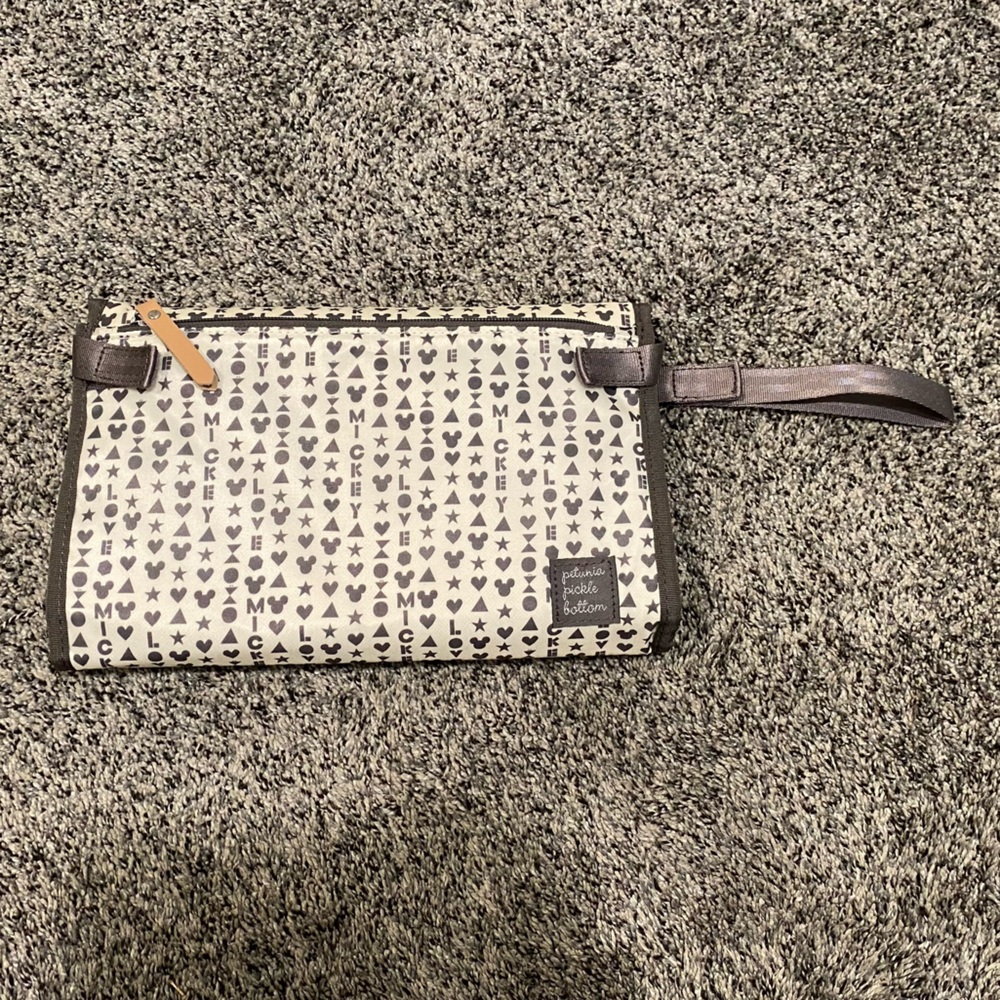 Petunia Pickle Bottom Nimble Diaper Clutch + Changer in the Love Mickey Mouse